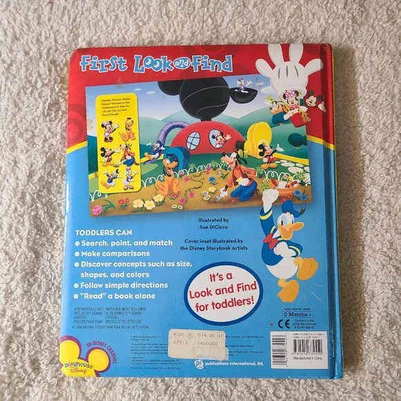 5/$30 Disney Mickey Mouse Clubhouse First Look and Find Book - Picture 2 of 2
